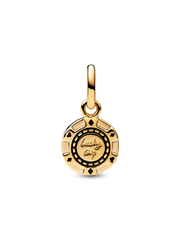 Lucky Chip Dangle Charm - 14k gold plating