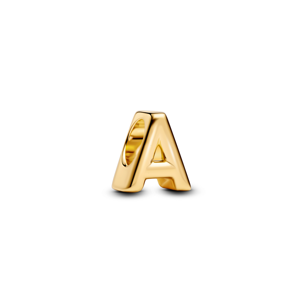 Letter A Alphabet Charm - 14k gold plating