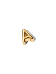 Letter A Alphabet Charm - 14k gold plating