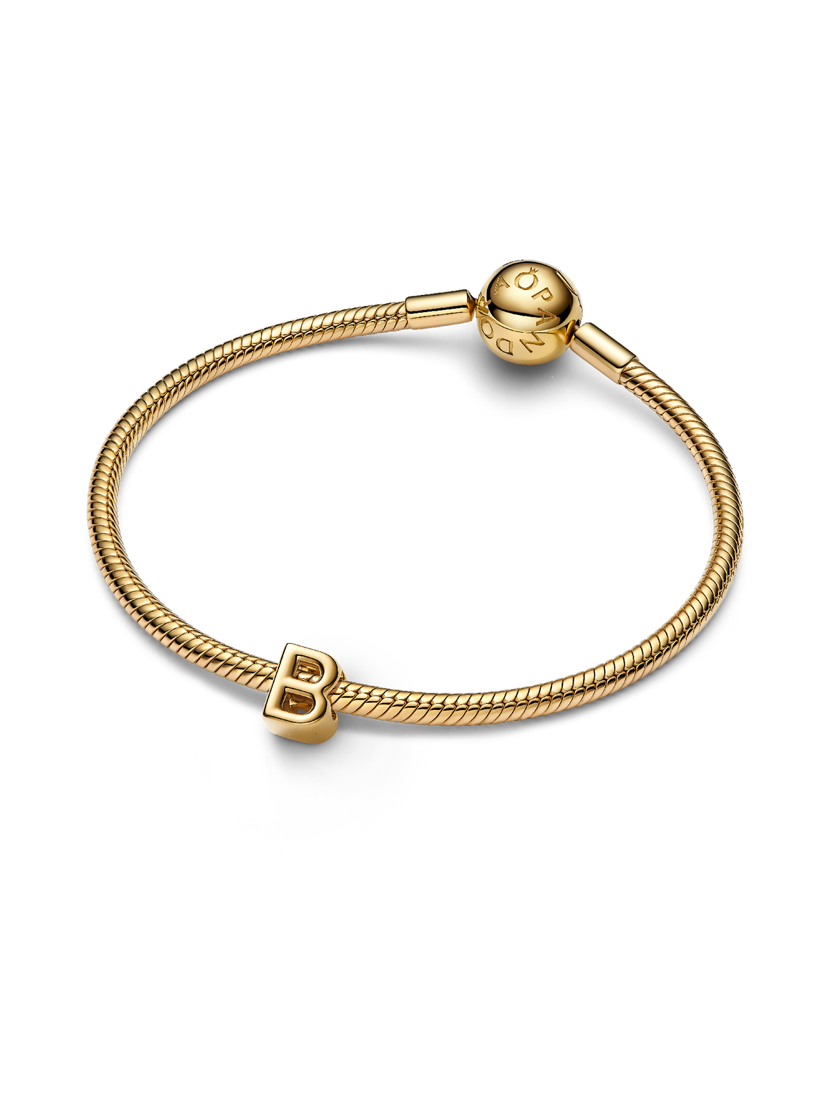 Letter B Alphabet Charm - 14k gold plating