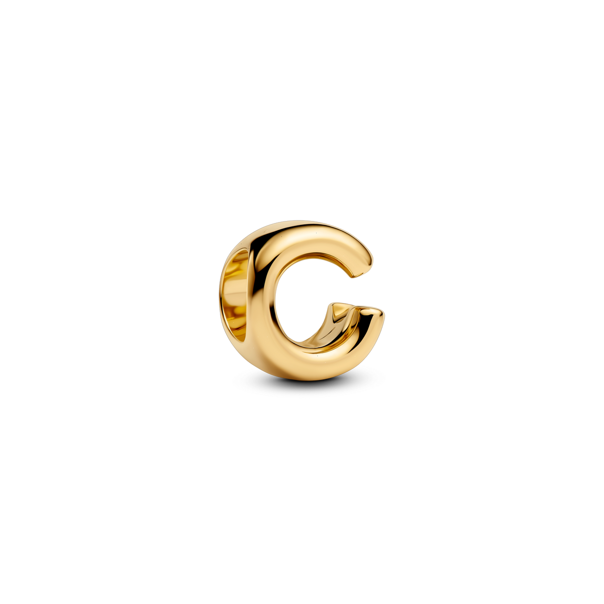 Letter C Alphabet Charm - 14k gold plating