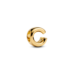 Letter C Alphabet Charm - 14k gold plating