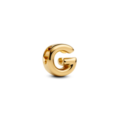 Letter G Alphabet Charm - 14k gold plating
