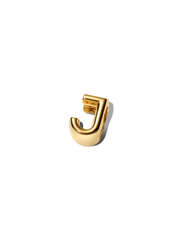 Letter J Alphabet Charm - 14k gold plating