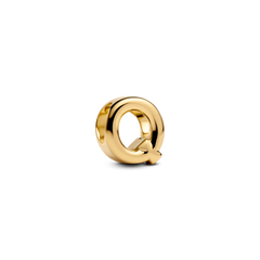 Letter Q Alphabet Charm - 14k gold plating
