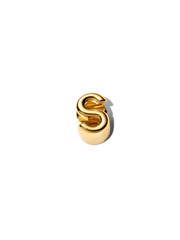 Letter S Alphabet Charm - 14k gold plating