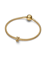 Letter X Alphabet Charm - 14k gold plating