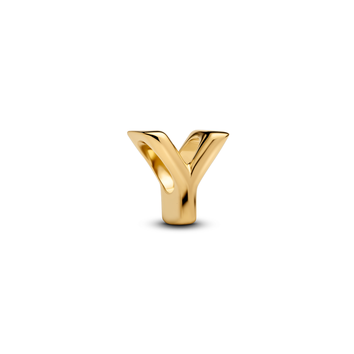 Letter Y Alphabet Charm - 14k gold plating