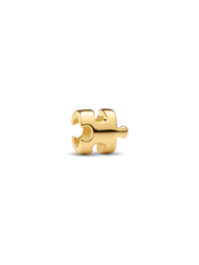 Puzzle Piece Mini Charm - 14k gold plating