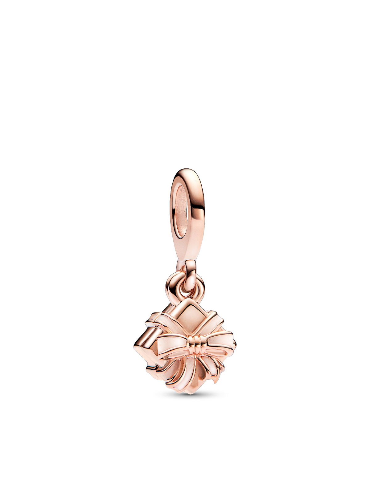 FINAL SALE - Happy Birthday Gift Openable Dangle Charm - 14k rose gold plating