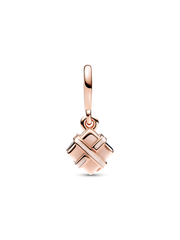 FINAL SALE - Happy Birthday Gift Openable Dangle Charm - 14k rose gold plating