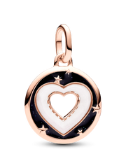 FINAL SALE - Pandora ME Hearts Medallion Charm - 14k rose gold plating