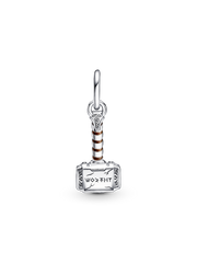 Marvel The Avengers Thor's Hammer Dangle Charm - Sterling silver