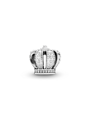 Regal Crown Charm - Sterling silver