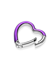 FINAL SALE - Pandora ME Purple Heart Openable Link - Sterling silver