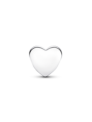 Engravable Dog Mom Heart Charm - Sterling silver