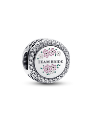 Engravable Team Bride Charm - Sterling silver
