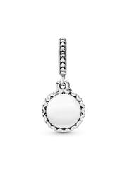 FINAL SALE - Engravable Silver Dangle - Sterling silver