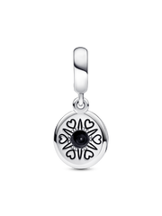 Sombrero Hat Dangle Charm - Sterling silver