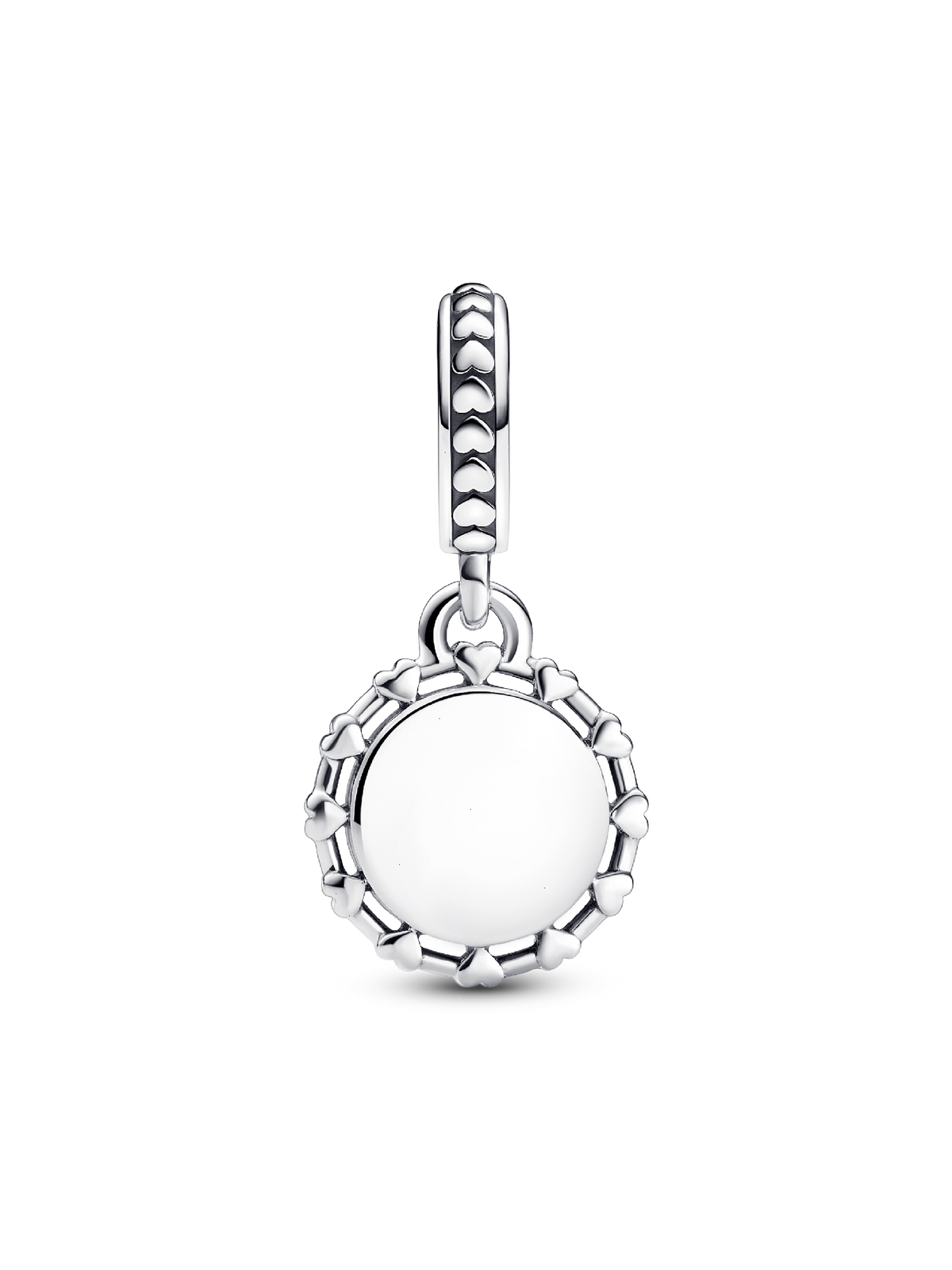 Schoolteacher Engravable Dangle Charm - Sterling silver