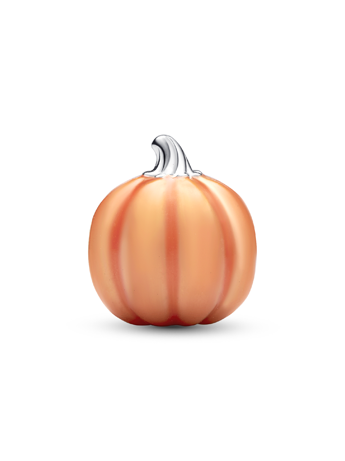 Glow-in-the-dark Spooky Pumpkin Charm - Sterling silver