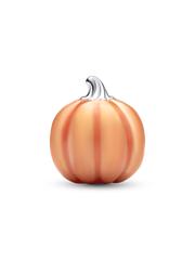 Glow-in-the-dark Spooky Pumpkin Charm - Sterling silver