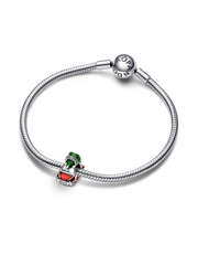 FINAL SALE - Festive Car & Christmas Tree Charm - Sterling silver