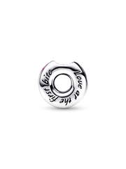 FINAL SALE - Sparkling Sprinkled Donut Charm - Sterling silver