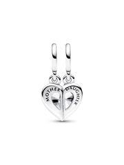 Splittable Mother & Daughter Dangle Charm - Sterling silver