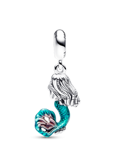 Disney The Little Mermaid Ariel Dangle Charm - Sterling silver