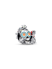 Disney Pixar Coco Miguel & Dante Skull Glow-in-the-dark Charm - Sterling silver