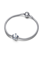 Bold Sparkling Star Charm - Sterling silver