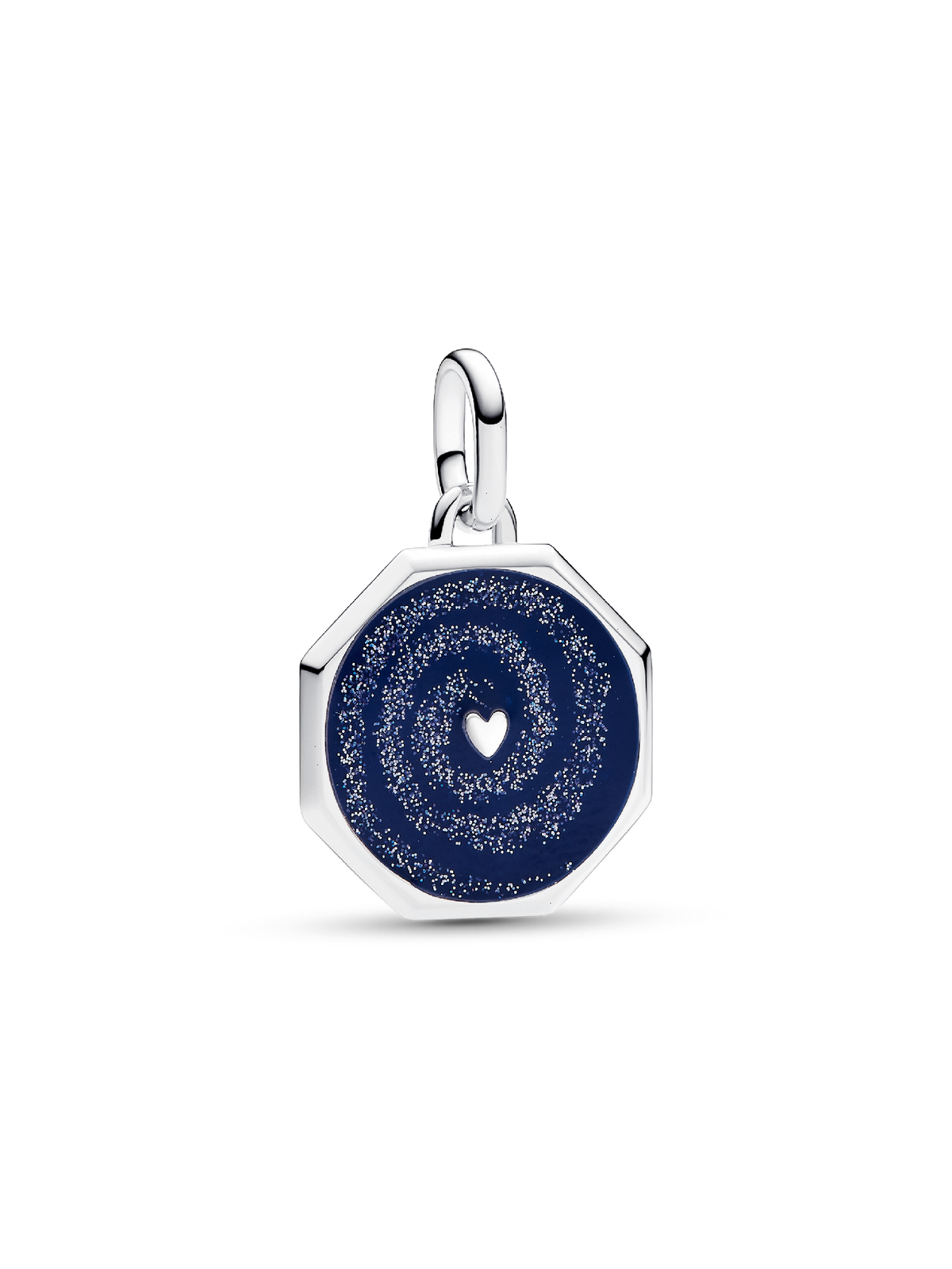 FINAL SALE - Pandora ME Galaxy Heart Medallion Charm - Sterling silver