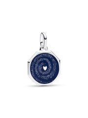 FINAL SALE - Pandora ME Galaxy Heart Medallion Charm - Sterling silver