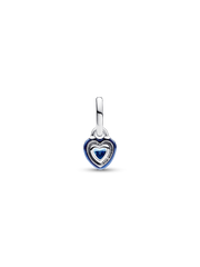 Pandora ME Blue Chakra Heart Mini Dangle Charm - Sterling silver