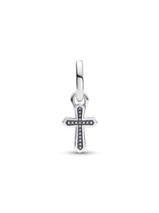 Pandora ME Sparkling Cross Mini Dangle Charm - Sterling silver