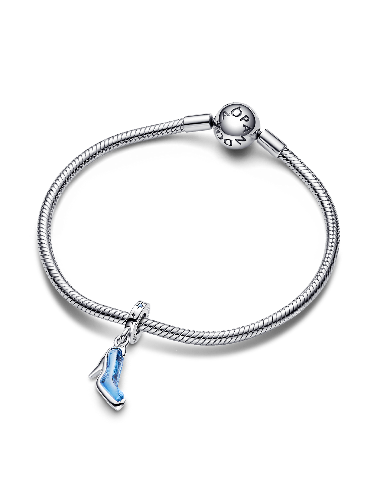 Disney Cinderella's Glass Slipper Dangle Charm - Sterling silver