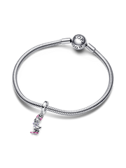 Disney Daisy Duck Dangle Charm - Sterling silver