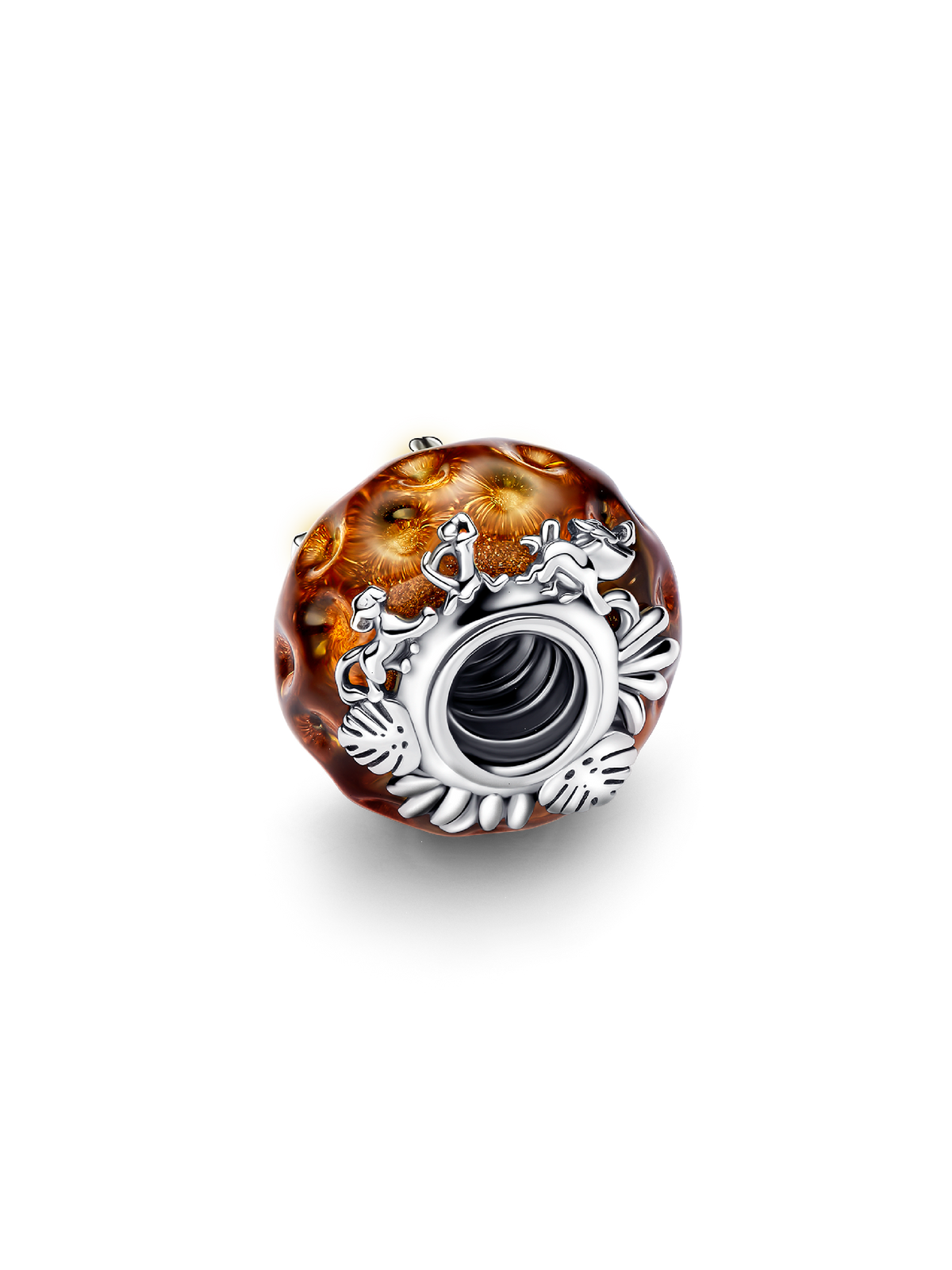 Disney The Lion King Murano Glass Charm - Sterling silver