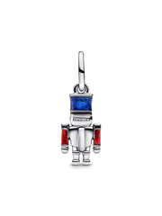 Moveable Nutcracker Dangle Charm - Sterling silver