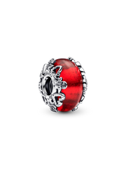 Christmas Magic Murano Glass Charm - Sterling silver