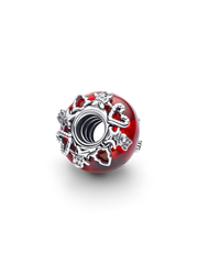 Christmas Magic Murano Glass Charm - Sterling silver