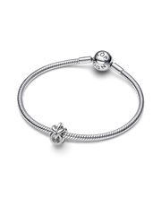 Infinity Knot Charm - Sterling silver