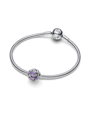 Openwork Hearts Mom Charm - Sterling silver