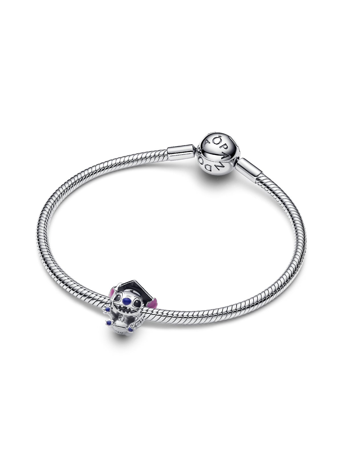 Disney Stitch Graduation Charm - Sterling silver