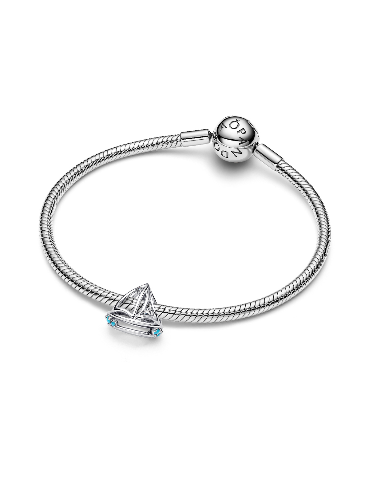 Sailboat Charm - Sterling silver