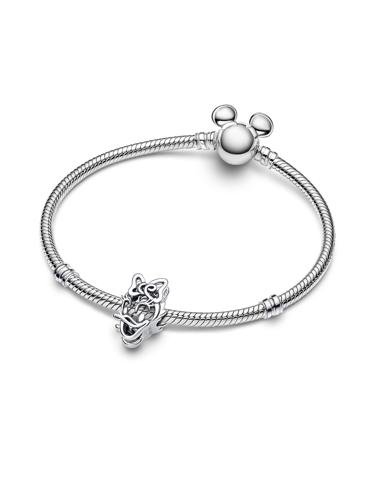 Disney Daisy Duck Openwork Charm - Sterling silver