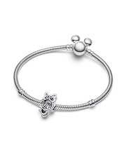 Disney Daisy Duck Openwork Charm - Sterling silver