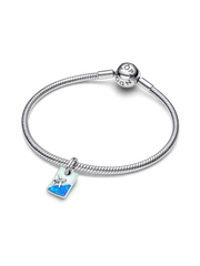 Travel Dangle Charm - Sterling silver