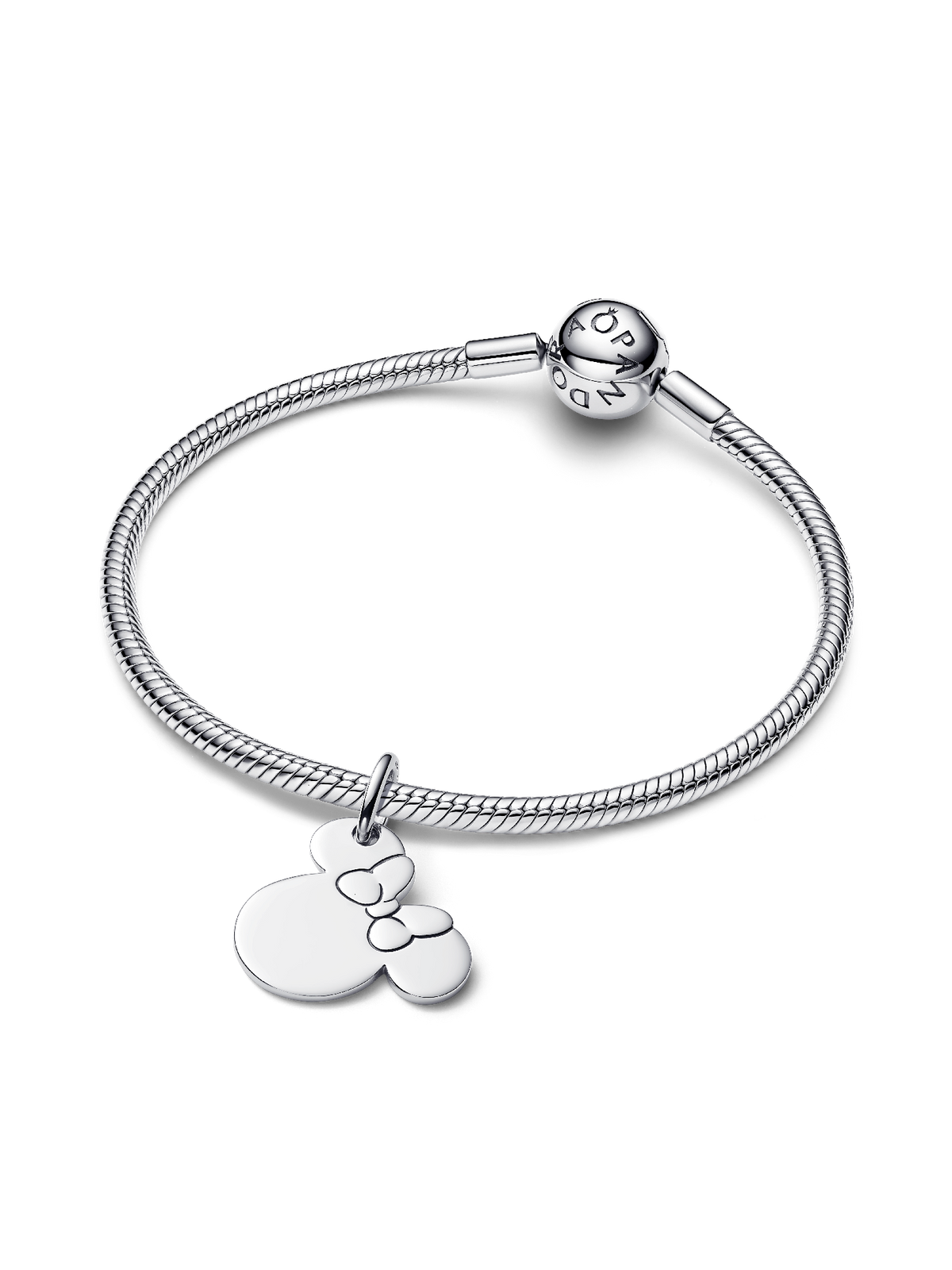 Disney Minnie Mouse Engravable Dangle Charm - Sterling silver